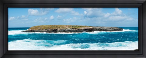 Framed Small island in the sea, Flinders Chase National Park, Kangaroo Island, South Australia, Australia Print