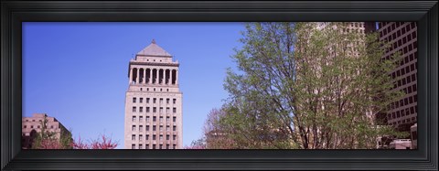 Framed Low angle view of a government building, Civil Courts Building, St. Louis, Missouri, USA Print