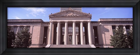 Framed Facade of the War Memorial Auditorium, Nashville, Tennessee Print
