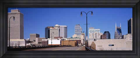 Framed Downtown Nashville, Tennessee Print