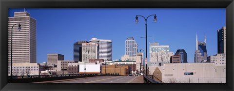 Framed Downtown Nashville, Tennessee Print