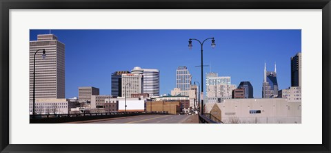 Framed Downtown Nashville, Tennessee Print