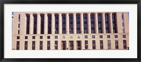 Framed Facade of a government building, Davidson County Courthouse, Nashville, Davidson County, Tennessee, USA Print