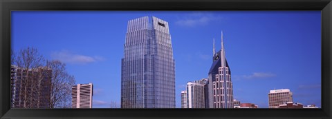 Framed Pinnacle at Symphony Place and BellSouth Building at downtown Nashville, Tennessee Print
