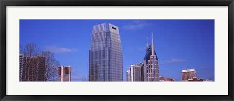 Framed Pinnacle at Symphony Place and BellSouth Building at downtown Nashville, Tennessee Print