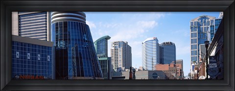 Framed Downtown skylines of Nashville, Tennessee, USA 2013 Print
