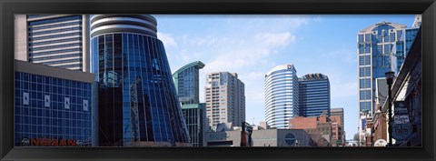 Framed Downtown skylines of Nashville, Tennessee, USA 2013 Print