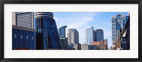 Framed Downtown skylines of Nashville, Tennessee, USA 2013 Print