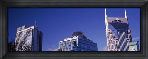 Framed Low angle view of buildings, Nashville, Davidson County, Tennessee, USA Print