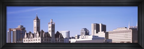 Framed Historic Union Station Hotel in Nashville, Tennessee, USA 2013 Print