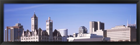 Framed Historic Union Station Hotel in Nashville, Tennessee, USA 2013 Print