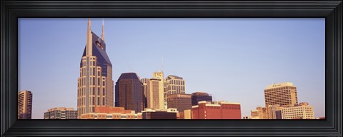 Framed Nashville skyline, Tennessee Print