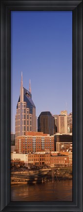 Framed Buildings in a city, BellSouth Building, Nashville, Tennessee, USA Print