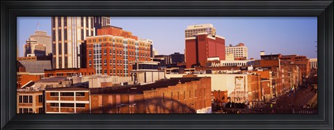 Framed Buildings in a downtown district, Nashville, Tennessee Print