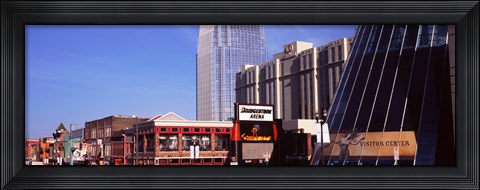 Framed Downtown district of Nashville, Tennessee Print