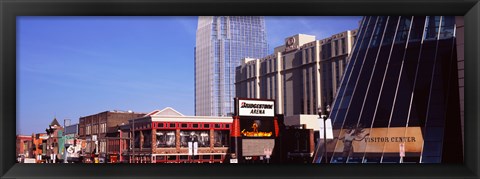 Framed Downtown district of Nashville, Tennessee Print