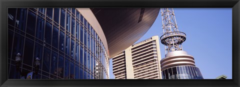 Framed Low angle view of Bridgestone Arena, Nashville, Tennessee, USA Print