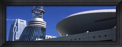 Framed Bridgestone Arena, Nashville, Tennessee Print