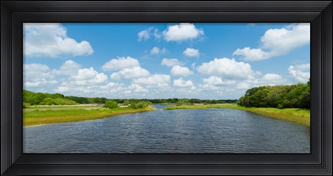 Framed Clouds over the Myakka River, Myakka River State Park, Sarasota County, Florida, USA Print