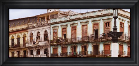 Framed Low angle view of buildings, Havana, Cuba Print