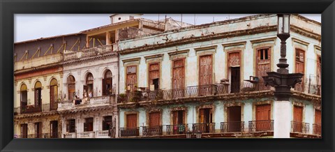 Framed Low angle view of buildings, Havana, Cuba Print