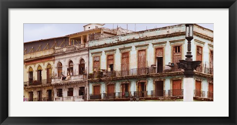 Framed Low angle view of buildings, Havana, Cuba Print