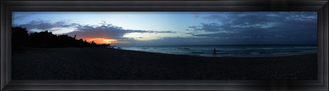 Framed Sunset over Varadero Beach, Varadero, Matanzas, Cuba Print