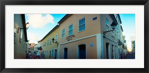 Framed Buildings in a city, Pelourinho, Salvador, Bahia, Brazil Print