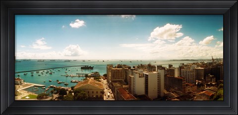 Framed Lacerda Elevator, Pelourinho, Salvador, Bahia, Brazil Print