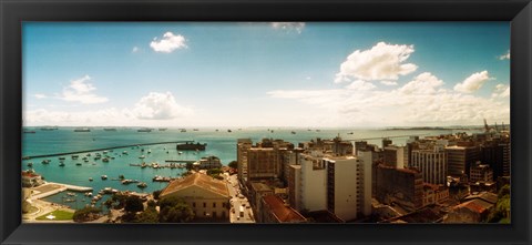 Framed Lacerda Elevator, Pelourinho, Salvador, Bahia, Brazil Print