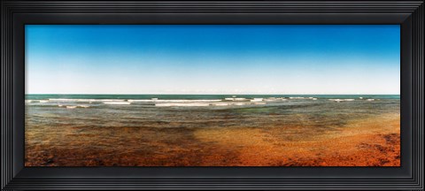 Framed Atlantic coast, Salvador, Bahia, Brazil Print