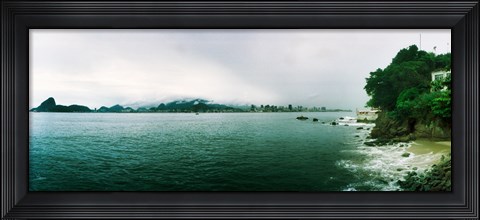 Framed Guanabara Bay, Niteroi, Rio de Janeiro, Brazil Print