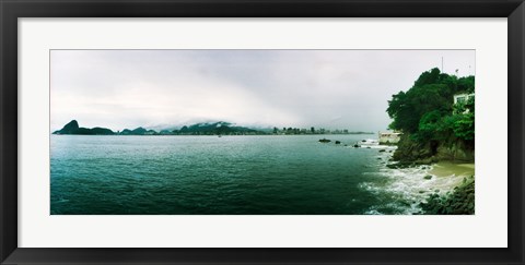 Framed Guanabara Bay, Niteroi, Rio de Janeiro, Brazil Print