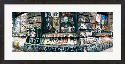 Framed Bowery Street, Soho, Manhattan, New York City, New York State Print