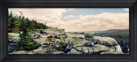 Framed Gertrude's Nose, Minnewaska State Park, Catskill Mountains, New York State, USA Print