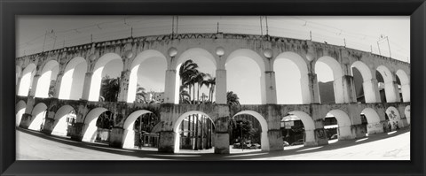 Framed Carioca Aqueduct, Lapa, Rio De Janeiro, Brazil Print