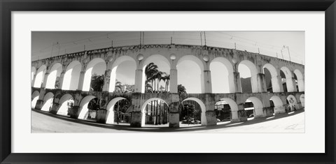 Framed Carioca Aqueduct, Lapa, Rio De Janeiro, Brazil Print