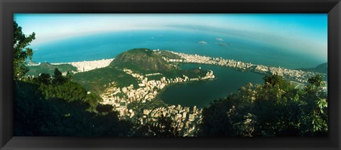 Framed Corcovado, Rio de Janeiro, Brazil Print