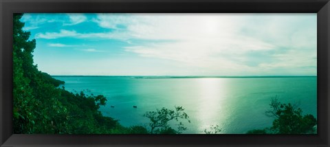 Framed Clouds over the ocean, Morro De Sao Paulo, Tinhare, Cairu, Bahia, Brazil Print