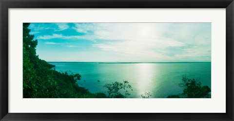 Framed Clouds over the ocean, Morro De Sao Paulo, Tinhare, Cairu, Bahia, Brazil Print