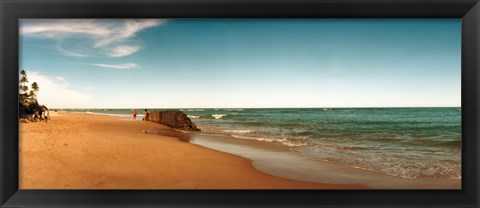 Framed Beach, Morro De Sao Paulo, Tinhare, Cairu, Bahia, Brazil Print