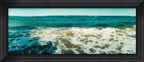 Framed Ocean View at Morro De Sao Paulo, Tinhare, Cairu, Bahia, Brazil Print