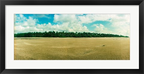 Framed Morro De Sao Paulo Beach, Bahia, Brazil Print