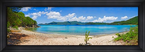 Framed Coral Bay, St. John, US Virgin Islands Print