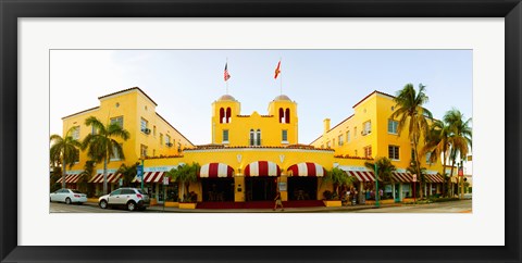 Framed Facade of a hotel, Colony Hotel, Delray Beach, Palm Beach County, Florida, USA Print