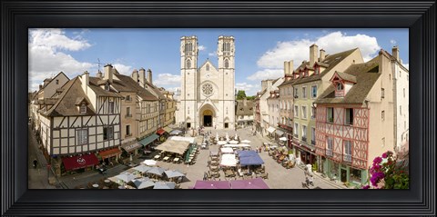 Framed Saint-Vincent De Chalon-Sur-Saone cathedral, Chalon-Sur-Saone, Burgundy, France Print