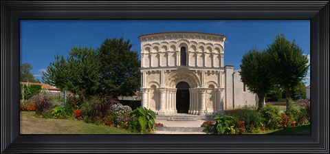 Framed Facade of a Roman church, Echillais, Charente-Maritime, Poitou-Charentes, France Print