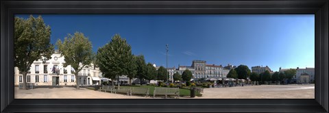 Framed Town Hall, Colbert Square, Rochefort, Charente-Maritime, Poitou-Charentes, France Print