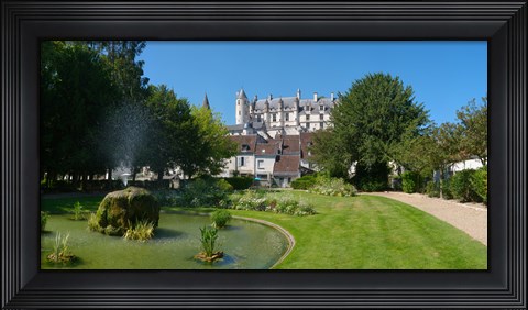 Framed Royal Apartments, Loches, Loire-et-Cher, Loire, Touraine, France Print