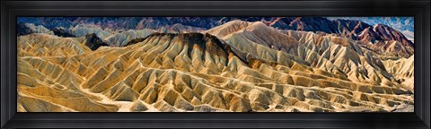 Framed Zabriskie Point, Death Valley, Death Valley National Park, California Print